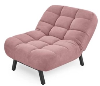 Мягкое кресло Абри опора металл (розовый) в Братске