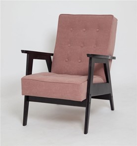 Кресло Ретро (венге / RS 12 - розовый) в Ангарске