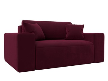 Кресло-кровать Лига-036, Бордовый (Микровельвет) в Ангарске
