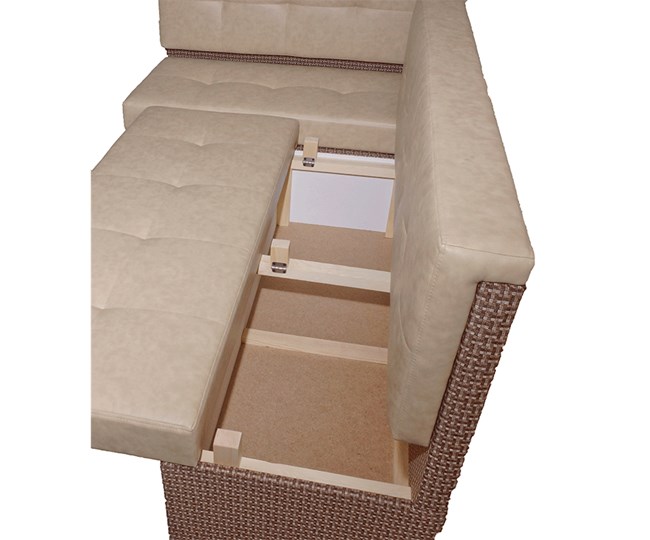 Кухонный угловой диван Нео КМ 3 с механизмом 2000*1110 в Ангарске - изображение 6