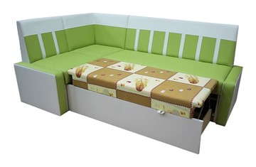 Кухонный угловой диван Квадро 2 со спальным местом в Ангарске - предосмотр 2