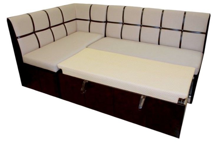 Угловой кухонный диван Квадро 5 со спальным местом в Братске - изображение 1