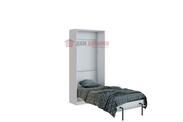 Кровать-шкаф Велена 1, 900х2000, цвет белый в Ангарске - изображение