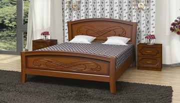 Кровать односпальная Карина-16 (Орех) 90х200 в Ангарске