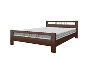 Двуспальная кровать Вероника-3 (Орех) 160х200 в Ангарске