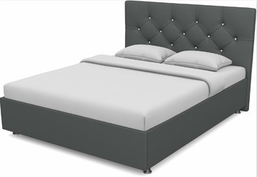 Полутороспальная кровать Моника 1400 с основанием (Nitro Grey) в Братске