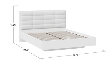 Кровать спальная Агата тип 1 (Белый) в Братске - предосмотр 2