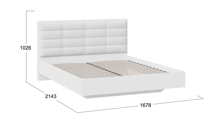 Кровать спальная Агата тип 1 (Белый) в Ангарске - изображение 2