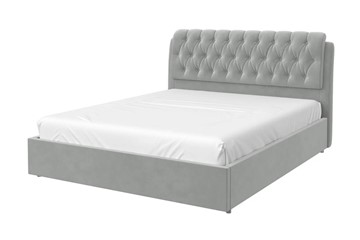 Кровать спальная Белиста 180х200 (Светло-серый) с основанием в Ангарске