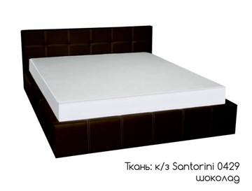 Кровать 2-спальная Грета 160х200 (шоколад) с основанием в Ангарске