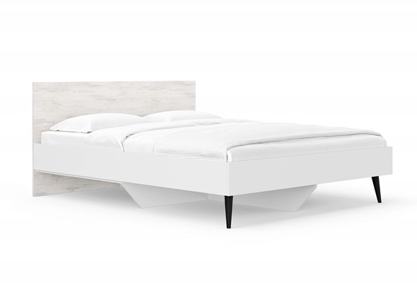 Спальная кровать Ines 160х200, Ясмунд (Белый) в Ангарске - изображение