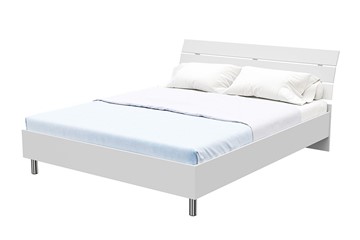 Спальная кровать Rest 1, 160х200, ЛДСП (Белый) в Ангарске