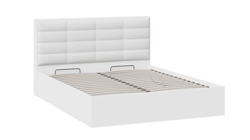Кровать двуспальная с подъемным механизмом Агата тип 1 (Белый) в Ангарске - предосмотр 1