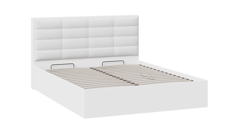 Кровать двуспальная с подъемным механизмом Агата тип 1 (Белый) в Ангарске - изображение 1