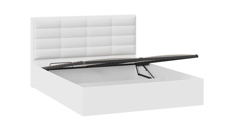 Кровать двуспальная с подъемным механизмом Агата тип 1 (Белый) в Ангарске - изображение 2
