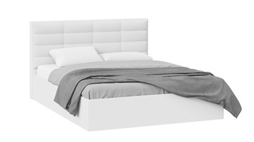 Кровать двуспальная с подъемным механизмом Агата тип 1 (Белый) в Ангарске