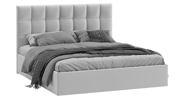 Двуспальная кровать с подъемным механизмом Эмбер (Велюр Confetti Silver) в Братске