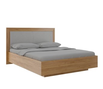 Кровать 2-спальная с подъемным механизмом Глэдис М33 (Дуб золотой) в Ангарске