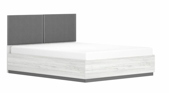 Кровать с подъемным механизмом 2-спальная Винтер-16, винтерберг/темно-серый/спейс графит в Ангарске - изображение