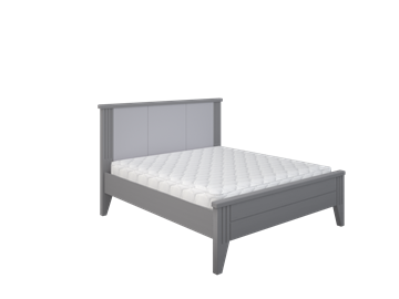 Кровать двуспальная Боринское Верона 1400, Серый в Ангарске