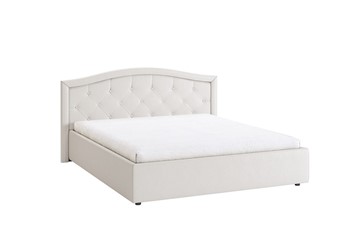Спальная кровать Верона 1,6 белый (экокожа) в Ангарске