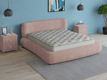 Спальная кровать Zephyr 160х200, (Велсофт Винтажный розовый) в Ангарске