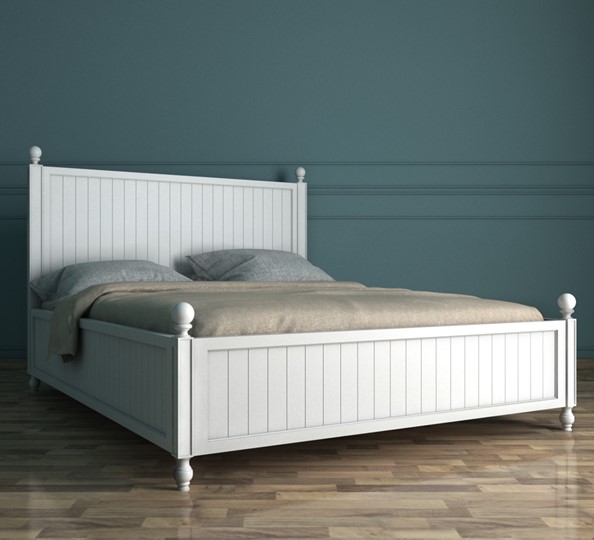 Кровать 2-х спальная Palermo, (PL1016), белый в Ангарске - изображение 1