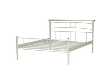 Двухспальная кровать 42.25 ТОКИО, металл белый в Ангарске