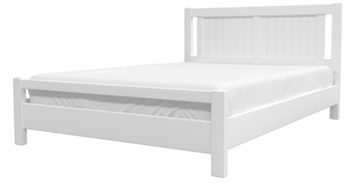Полуторная кровать Ванесса из массива сосны (Белый Античный) 140х200 в Ангарске