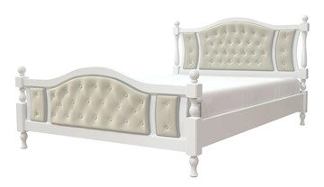 Полуторная кровать Жасмин (Белый античный) 140х200 в Ангарске
