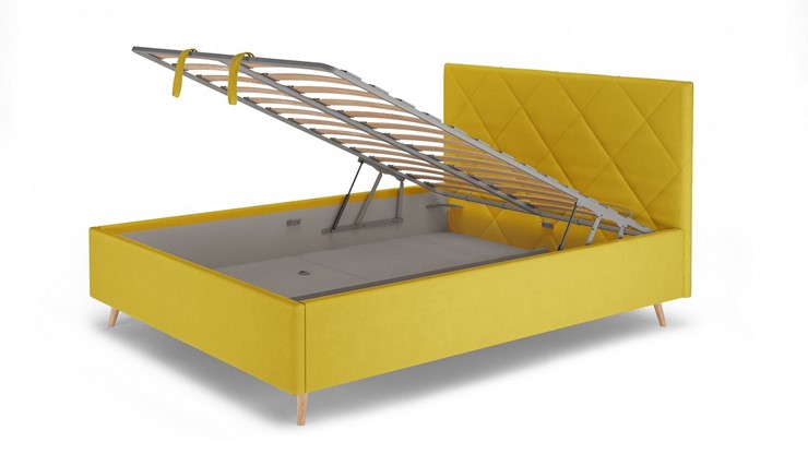 Спальная кровать Kim 1400х1900 с подъёмным механизмом в Ангарске - изображение 4