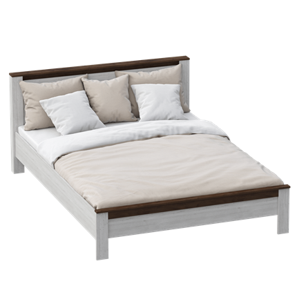 Кровать в спальню Даллас 160х200  Дуб Винтерберг / Таксония в Ангарске - изображение
