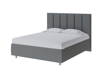 Кровать спальная Routa 140х200, Рогожка (Savana Grey (серый)) в Ангарске