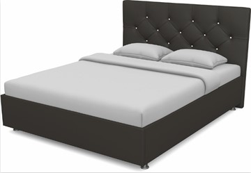 Кровать 1.5-спальная Моника 1400 с основанием (Nitro Brown) в Братске