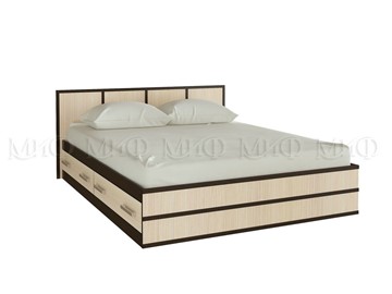 Спальная кровать Сакура 1400 с ящиками в Ангарске