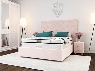 Кровать Style Compact/Island M 180х200, Флок (Велсофт Винтажный розовый) в Ангарске