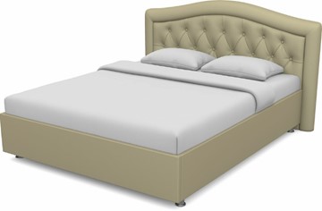 Кровать Луиза 1600 с основанием (Nitro Cream) в Братске
