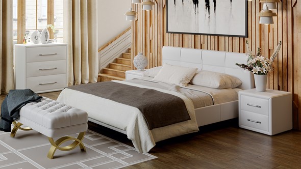 Гарнитур спальный Элис (Белый) в Ангарске - изображение