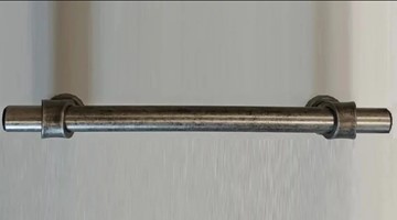 Ручка-скоба (128 мм), античное серебро Прованс в Ангарске