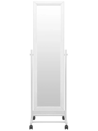 Напольное зеркало в спальню BeautyStyle 27 (135х42,5см) Белое в Ангарске - изображение 1