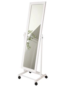 Напольное зеркало в спальню BeautyStyle 27 (135х42,5см) Белое в Братске - предосмотр 6
