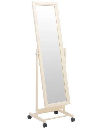 Напольное зеркало в спальню BeautyStyle 27 (135х42,5см) Слоновая кость в Ангарске - изображение