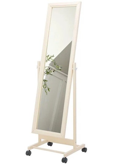 Напольное зеркало в спальню BeautyStyle 27 (135х42,5см) Слоновая кость в Ангарске - изображение 6