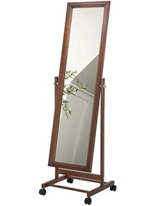 Зеркало напольное в спальню BeautyStyle 27 (135х42,5см) Средне-коричневый в Ангарске - предосмотр 6