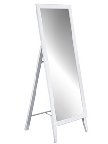 Зеркало напольное в гардероб BeautyStyle 29 (131х47,1х41,5см) Белый в Ангарске - предосмотр