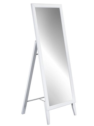 Зеркало напольное в гардероб BeautyStyle 29 (131х47,1х41,5см) Белый в Ангарске - изображение