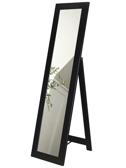 Зеркало напольное в гардероб BeautyStyle 8 (черный) в Ангарске - изображение 3