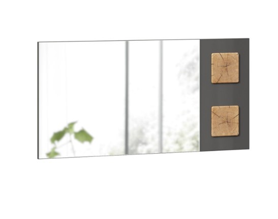 Зеркало настенное Фиджи 659.420, Антрацит глянец в Ангарске - изображение
