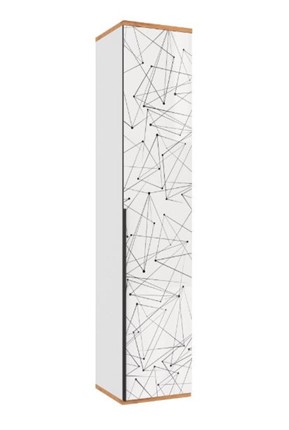 Шкаф одностворчатый Урбан 528.040, белый в Ангарске - изображение