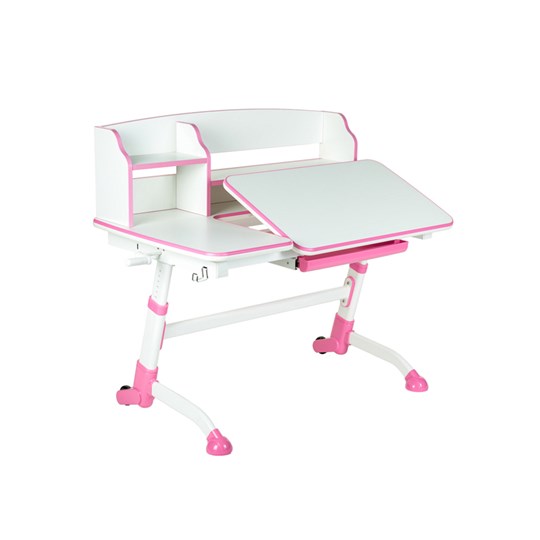 Детский стол-трансформер Amare II Pink с надстройкой в Братске - изображение 2